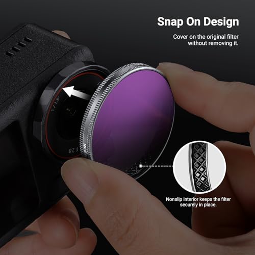 NEEWER ND Filter Set Compatible with DJI Osmo Action 5/4/3 (4 Pack) - size: Action 3/4/5 Pro, style: 4 Pack ND/CPL w/Lens Cap