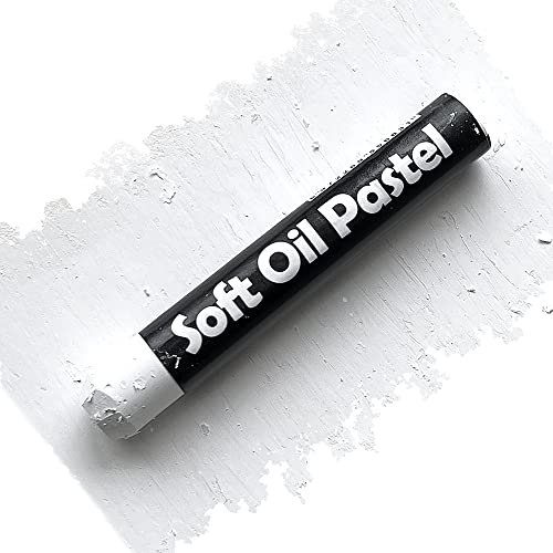 12 Pcs Cream Soft Oil Pastels Vibrant White Black - color: 12pcs-white black 01