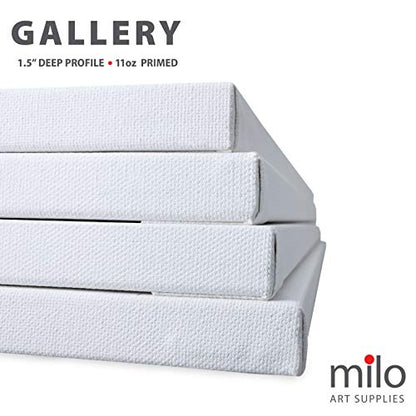 milo Stretched Artist Canvas, 36x36 inch, 2 Pack, 1.5” inch Profile - size: 36" x 36" Pack of 2