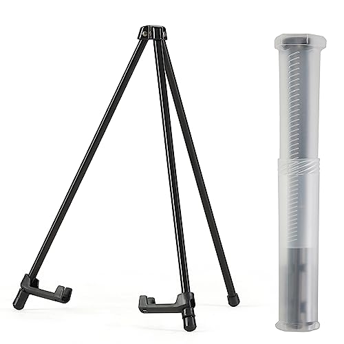 14" Tabletop Instant Display Easel, Black Steel Tripod Easel Stand(1 Pack) - style: 1 Pack Black