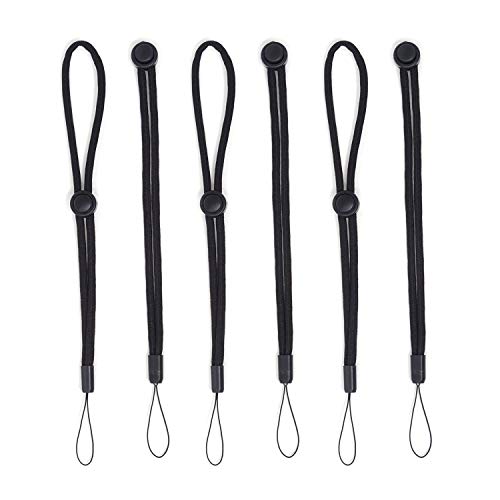 Multicolor Adjustable Nylon Lanyards Hand Wrist Straps Compatible with Remote Controller, Cell Phone, Flashlight, Digital Camera and More, 6 Colors