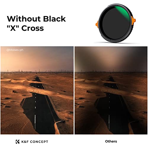 K&F CONCEPT 95mm Variable ND4-64 Lens Filter & Polarizing Effect 2-in-1 - size: 95mm