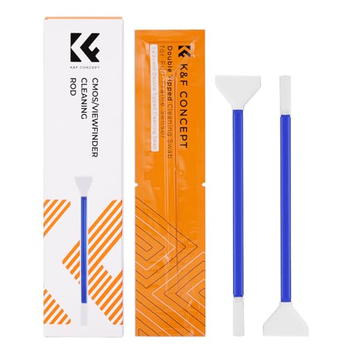 K&F CONCEPT 24mm Full-Frame Sensors Cleaning Swabs,with 5 Pack Swabs