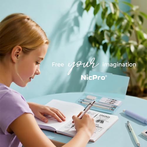 Nicpro Cute Mechanical Pencil Set, 4PCS 0.9mm Pastel Drafting Pencils - style: 0.9mm