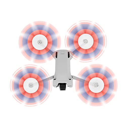 8pcs Propellers for DJI Mini 3 Pro Drone 6030F Prop Accessories Less Lower Noise Reduction Quick Release Propeller (red Blue White 8) - size: red blue white 8