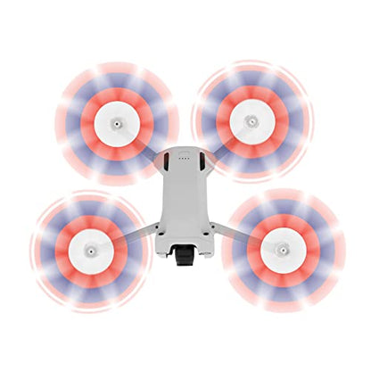8pcs Propellers for DJI Mini 3 Pro Drone 6030F Prop Accessories Less Lower Noise Reduction Quick Release Propeller (red Blue White 8) - size: red blue white 8
