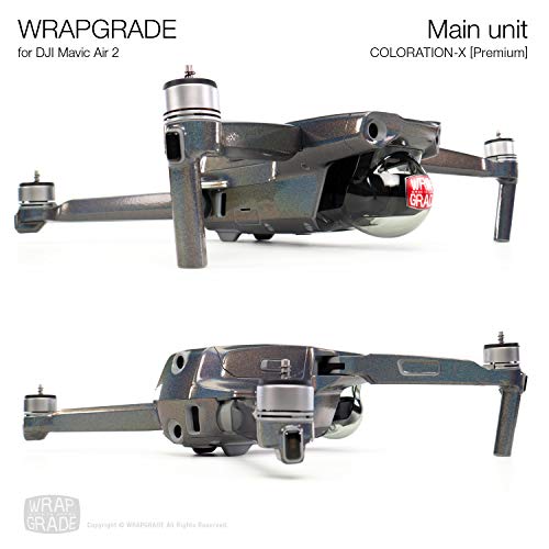 Wrapgrade Main Unit Skin Compatible with DJI Mavic Air 2 (Coloration-X) - color: COLORATION-X