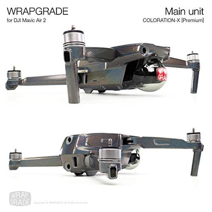 Wrapgrade Main Unit Skin Compatible with DJI Mavic Air 2 (Coloration-X) - color: COLORATION-X