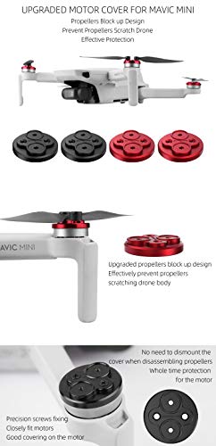 BTG Upgrade Motor Cover Cap for DJI Mini 2 SE/Mini 2/Mini 4K/Mini SE/Mini Drone Accessories Motor Protector