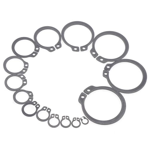 290PCS 15 Sizes Metric External C-Clip Retaining Ring Assortment Kit