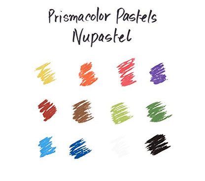 Prismacolor Premier NuPastel Firm Pastel Color Sticks, 96 Pack