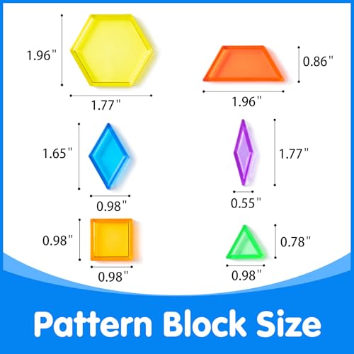 Farm Animal Xrays - 140 Pcs Translucent Pattern Blocks, Sensory Light Table Toy Set for Kids, Artist Tracing Light Box, LED Light Up Sensory Table Toys