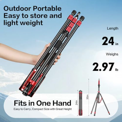 FreeSea MT-02 Aluminum Alloy Photography Light Stand, Adjustable Tripod - size: 102inch