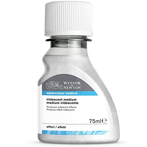 Winsor & Newton Watercolor Medium, Iridescent Medium, 75ml Bottle - color: Iridescent Medium, style: 2.5-oz Bottle