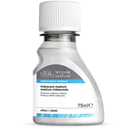 Winsor & Newton Watercolor Medium, Iridescent Medium, 75ml Bottle - color: Iridescent Medium, style: 2.5-oz Bottle