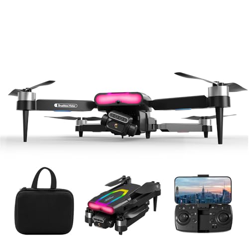 GPS Drone with 8K HD Camera & Dual-Axis Gimbal Stabilization | 25 Min Flight, Auto Takeoff/Landing, Brushless Motors | Pro Drone for Adults - style: F199
