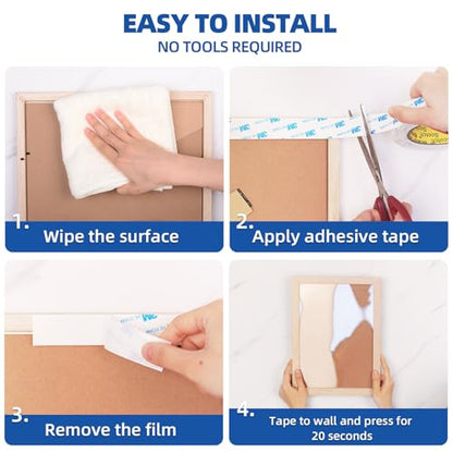 3M Double Sided Tape 1"×16.5Ft, Mounting Tape Heavy Duty No Residue - size: 1in x 16.5ft