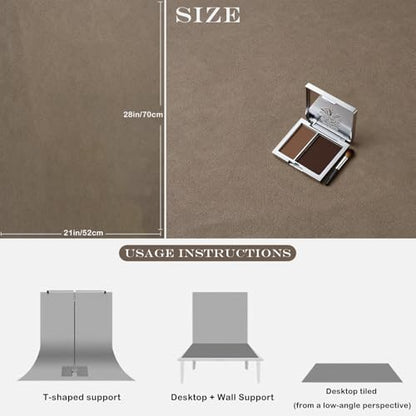5PCS Non-Wrinkle Product Photography Backdrops - color: Morandi color