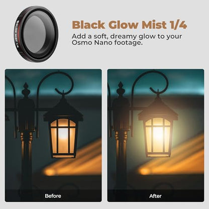 Freewell Black Glow Mist Filter for DJI Osmo Nano - style: Black Glow Mist
