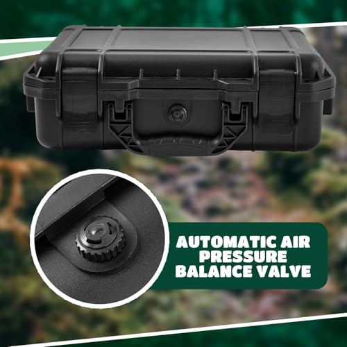 Relaxweex 11 x 9 x 6 Inch Hard Case, Grid Shell, Black - color: Black, size: 11 x 9 x 6 Inch, style: Grid Shell