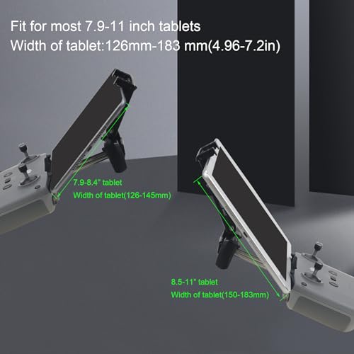 7.9-11" RC-N3,N2,N1,N1C Tablet Holder Mount with RC Cable,Lanyard - color: Black