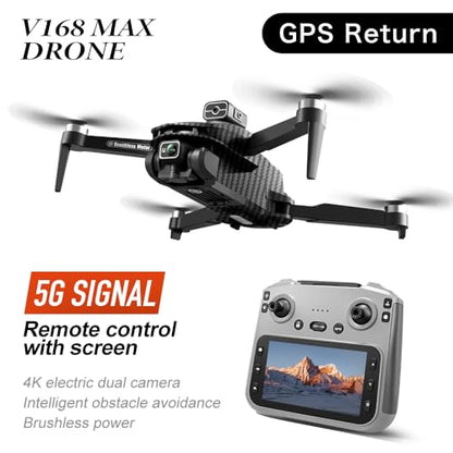 Adult GPS Drone with 1080P Camera & 4.5" Screen Controller FPV Quadcopter