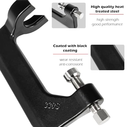 330S Propeller Puller C Clamp Puller Suitable for 1-1/4" Shaft for Ski & Wakeboard & Surf Propellers, Adjustable Range 4.33Inch to 5.51Inch