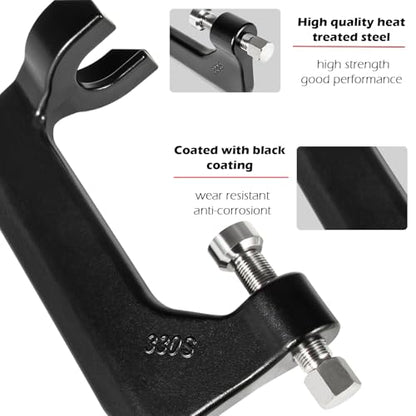 330S Propeller Puller C Clamp Puller Suitable for 1-1/4" Shaft for Ski & Wakeboard & Surf Propellers, Adjustable Range 4.33Inch to 5.51Inch