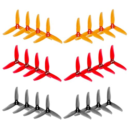 Gemfan Hurricane 3020 3-Blade Props 3 Holes for Brushless Motor RC Drone FPV Racing Toothpick 24pcs 12CW 12CCW