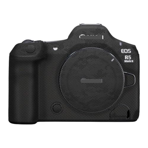 Camera Skin Wrap R5II Anti-Scratch Sticker Coat Vinly Protective Film Body Protector Decals Cover for Canon EOS R5 Mark II R5 II (Mamba Black) - color: Mamba Black