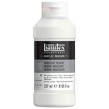 Liquitex Professional Effects Medium, 237ml (8-oz), Iridescent Medium - color: Iridescent Medium, size: 8 Fl Oz (Pack of 1), style: 8-oz