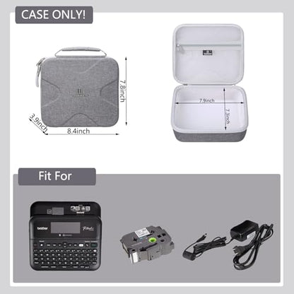 Tourmate Hard Case Compatible for Brother P-Touch PT-D460BT / Pt-d400 / PTD400AD Business Expert Connected Label Maker, Case Only