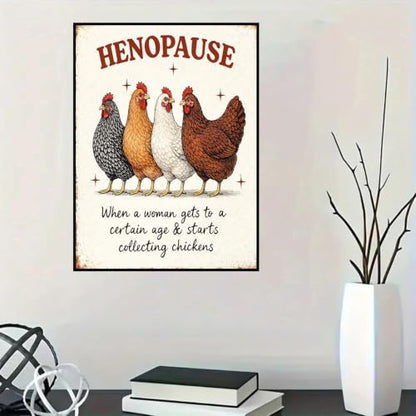 Lophomie Diamond Art Kits for Adults, 5D Chicken Diamond Painting Kit - color: Henopause Chicken Diamond Art