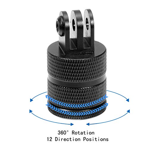 Niewalda 360° Rotating Tripod Mount Adapter, with 1/4" Adapter - size: 360 degree rotating base