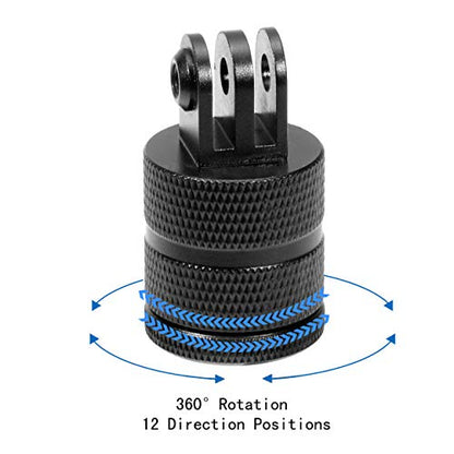 Niewalda 360° Rotating Tripod Mount Adapter, with 1/4" Adapter - size: 360 degree rotating base