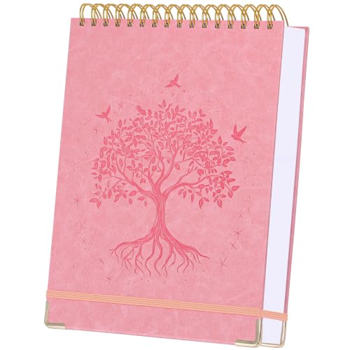 Blank Notebook Journal, Hardcover Sketchbook, 300 Page No Bleed Thick Paper - color: Pink, size: B5 (7" x 10")
