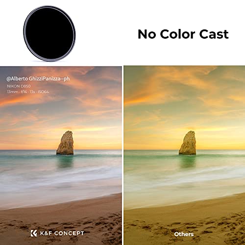 K&F CONCEPT 37mm ND1000 (10-Stop Fixed Neutral Density Filter) Lens Filter - size: 37mm