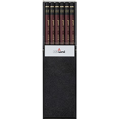 Uni Wooden Pencil, 2H, Box of 12 (HU2H) - style: 2H