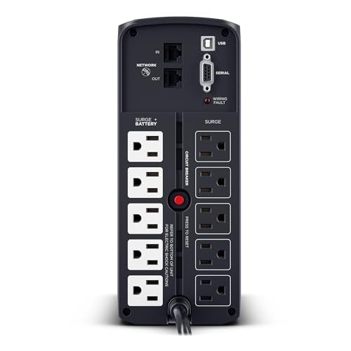 CyberPower CP1000PFCLCD PFC Sinewave UPS Battery Backup and Surge Protector - size: 1000VA, style: Mini-Tower