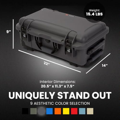 NANUK 935 Pro Photo Kit Camera Case, Waterproof Wheeled Hard Case, Carry-On - color: Graphite - Pro Photo Kit