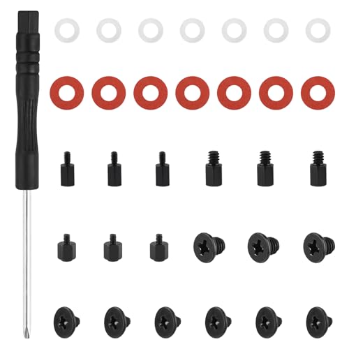 M.2 SSD Mounting Screws Kit, Black, 32Pcs - color: 32Pcs Black M.2 Screws