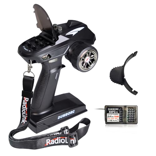 DUMBORC X6 2.4GHz 6CH RC Radio Transmitter and Receiver X6FG(Built-in Gyro)