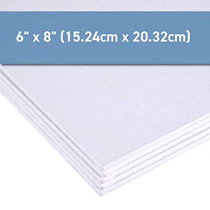 5 Pack 6" x 8" Value Canvas Panel by Artist's Loft - size: 6" x 8"