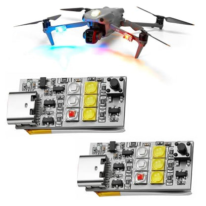 NovaStrobe FAA Compliant Drone Strobe w/ 6 Cree 1000LM LEDs & 4 Colors