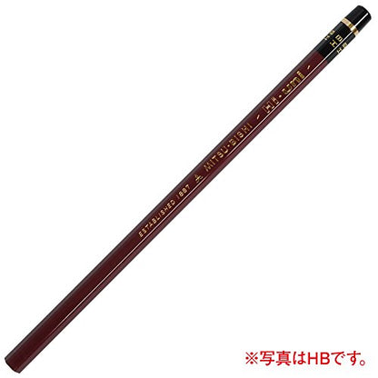 Uni Wooden Pencil, 9H, Box of 12 (HU9H) - style: 9H
