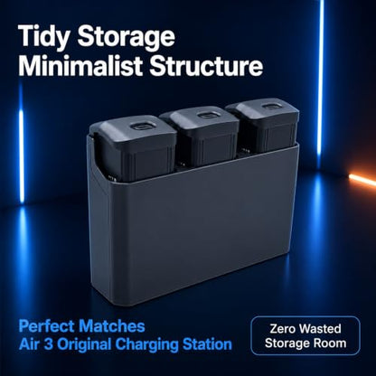 65W Drone Charger for DJI Air 3 Air 3S, Charges 3 Batteries At Once