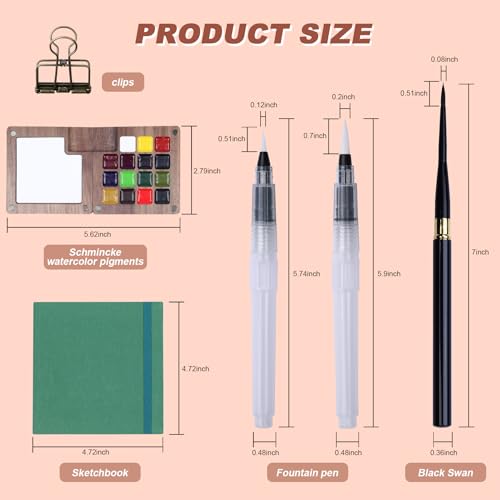 Mini Watercolor Paint Set, 15 Colors Pigments - color: 15 Colors