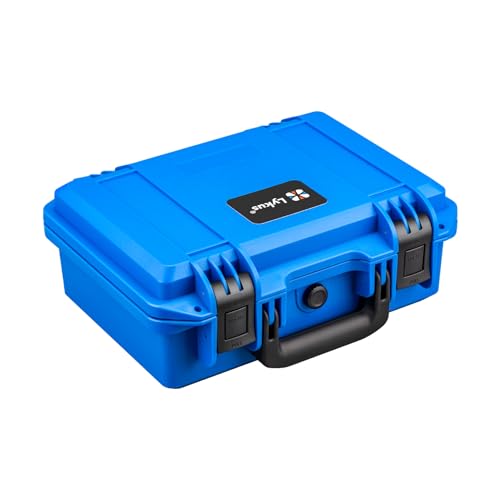Lykus HC-3010 Waterproof Hard Case with Foam, Inner Size 10.75*6.65*3.94in - color: Blue, size: HC-3010