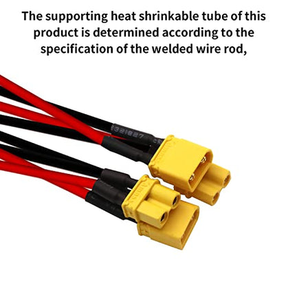 4Pairs XT30U Male Female Connectors 18AWG 4inch Wire with Sheath - color: Xt30u Cable