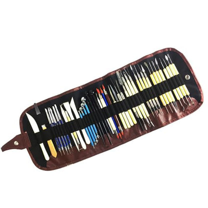 S & E TEACHER'S EDITION 43 Pcs Pottery & Clay Sculpting Tool - size: 43 PCS
